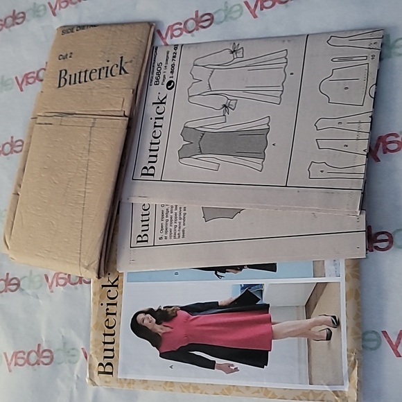Butterick Misses Dress Sewing Pattern B6805 Sz 6-14 Uncut 2021 - Picture 6 of 6